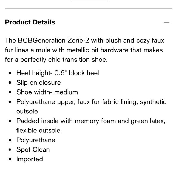 NWT BCBGeneration Zorie-2 Faux Fur Lined Mule Loafer - Picture 6 of 13